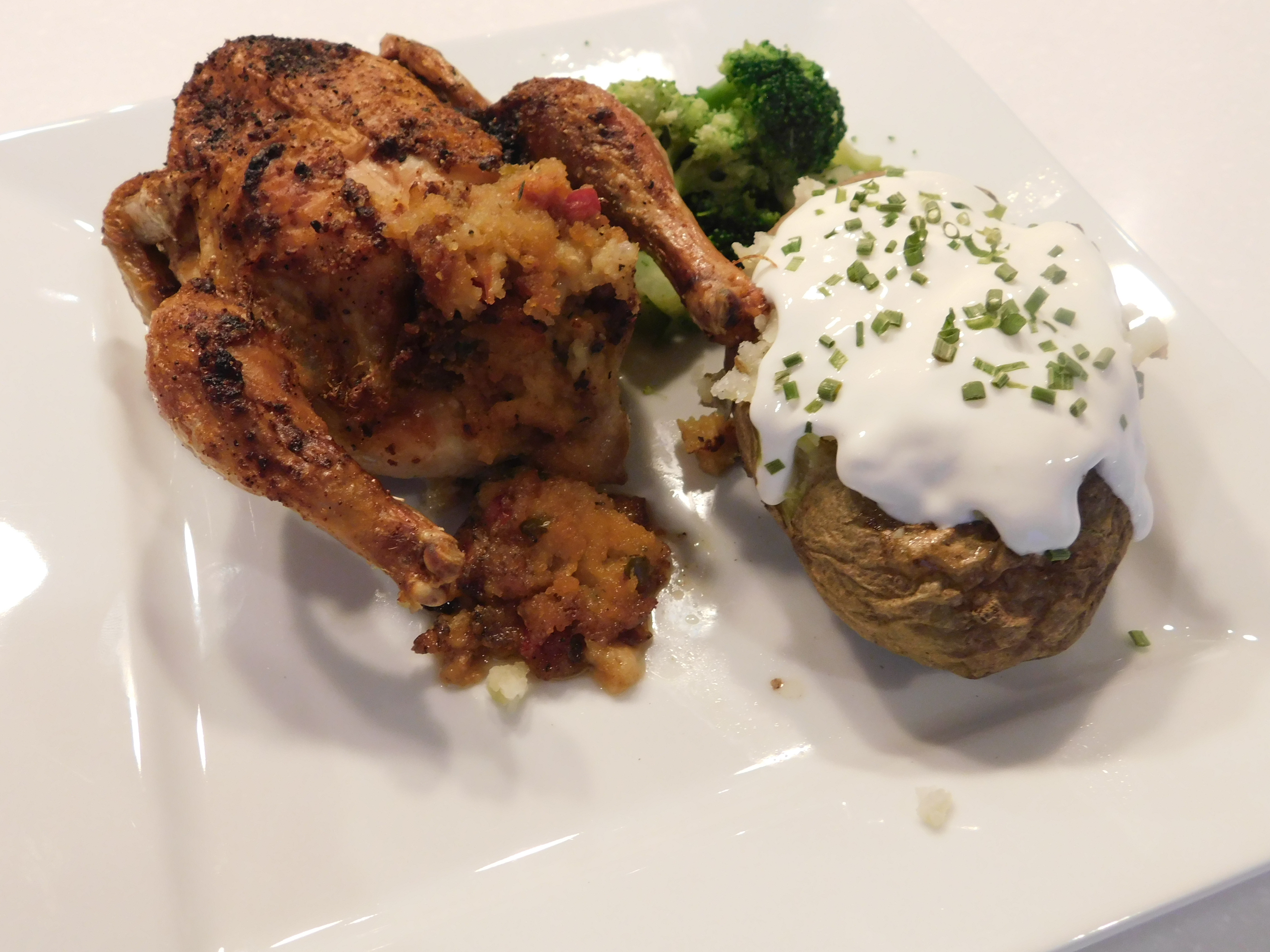 Stuffed Cornish Hens