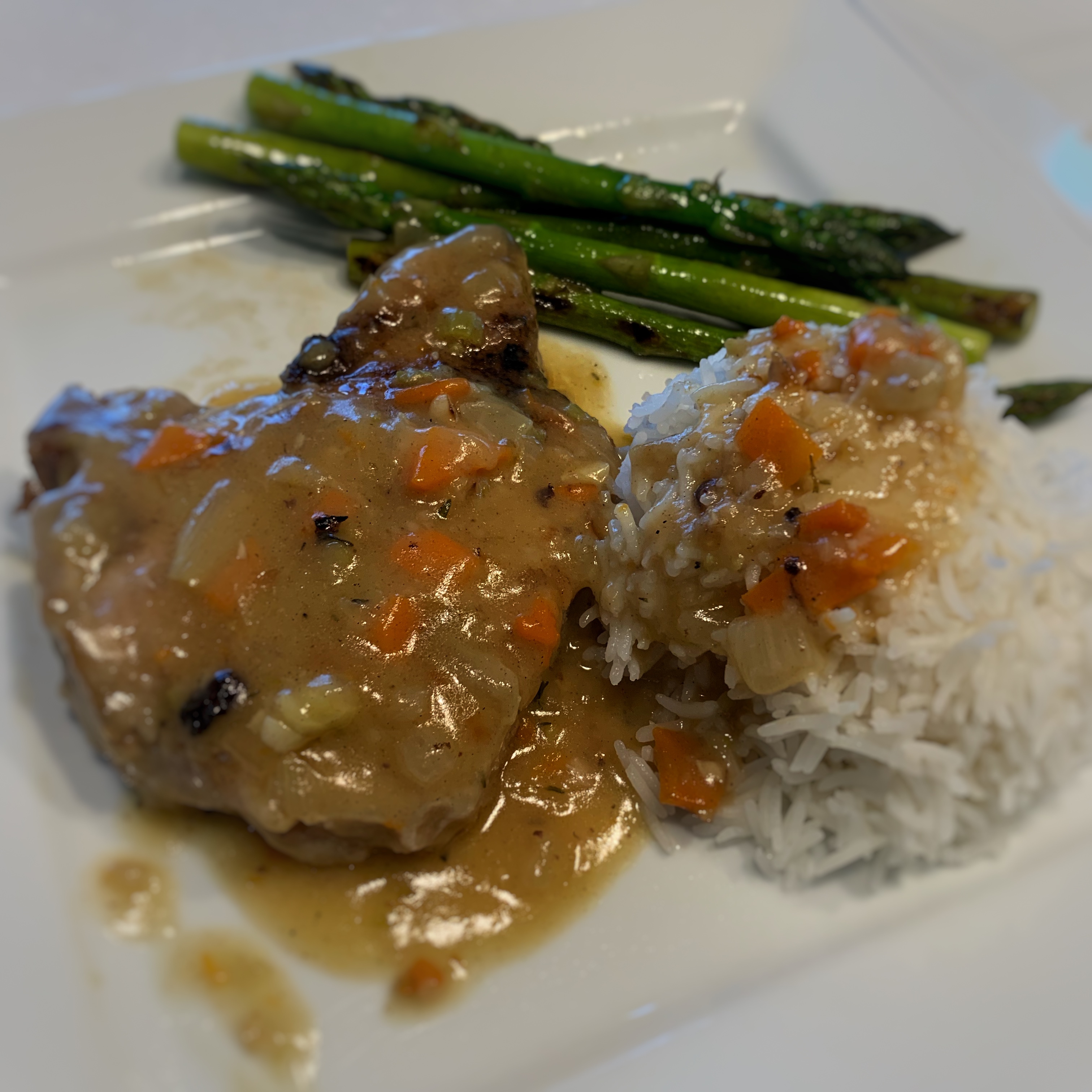 BUDGET DINNER- SMOTHERED PORK CHOPS