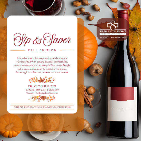 Fall Sip & Savor Event